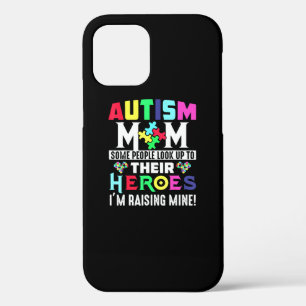 Autism Mum My Son Is Hero Autism Awareness Costume iPhone 12 Case