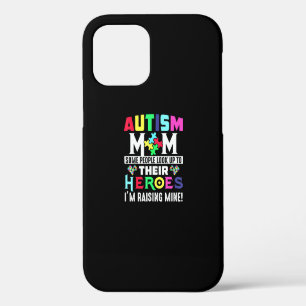 Autism Mum My Son Is Hero Autism Awareness Costume iPhone 12 Case