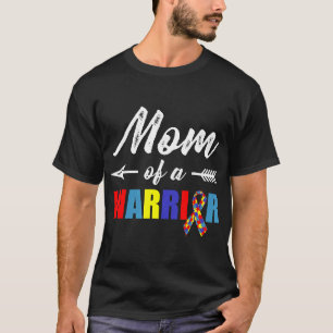 Autism-Mum Of A Warrior Autism Mum Awareness new T-Shirt