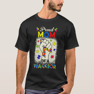 Autism Mum Of Autism Awareness Warrior Support Aut T-Shirt