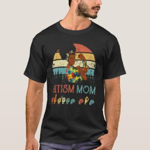 Autism Mum Proud Mum Awareness Month Mama Autistic T-Shirt