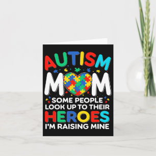 Autism Mum Raising Heros Autism Awareness Be Kind  Card