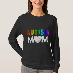 Autism Mum Red Instead Infinity T-Shirt