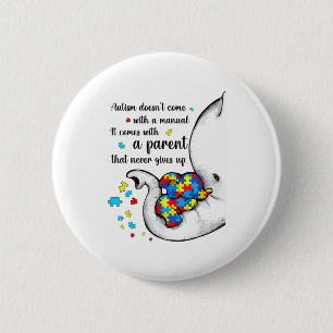 Autism Mum Shirt Women Autism Awareness Shirts Mum 6 Cm Round Badge