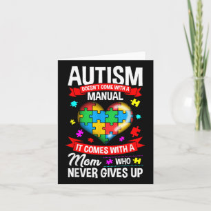 Autism Mum Shirt Women Autism Awareness Shirts Mum Card
