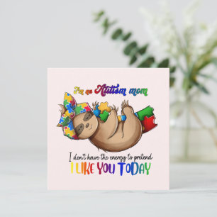 Autism Mum - Sloth