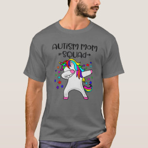 Autism Mum Squad Autism Awareness Unicorn T-Shirt