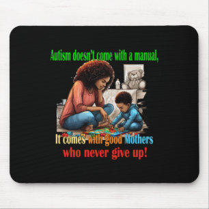 Autism Mum Sticker  Mouse Pad