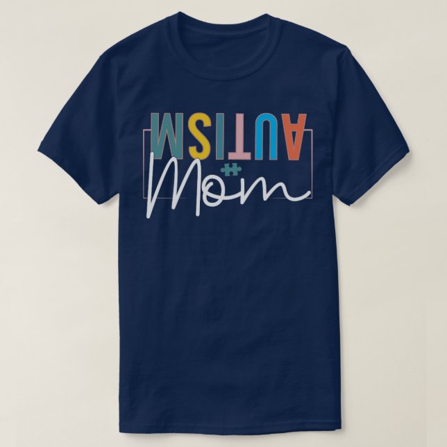Autism Mum T-Shirt (Design Front)