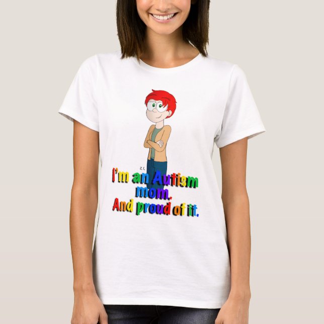 Autism mum T-Shirt (Front)