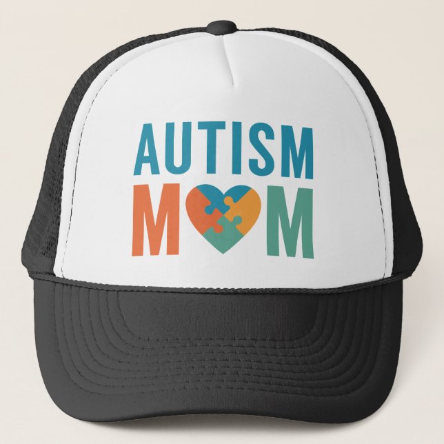 Autism Mum Trucker Hat (Front)