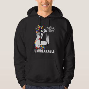 Autism Mum Unbreakable Autism Awareness Day Hoodie