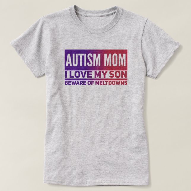Autism Mum  - Women's Basic T-Shirt (Design Front)