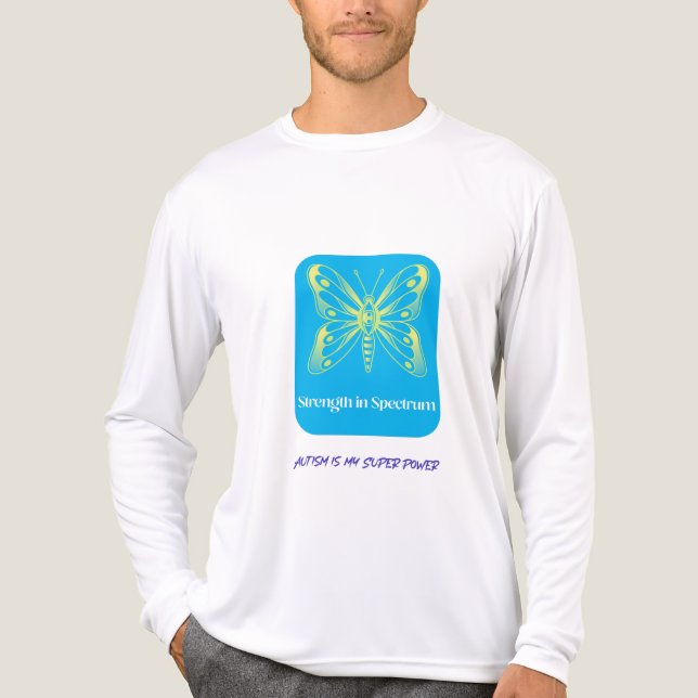 Autism: My Superpower Tri-Blend Shirt (Front)