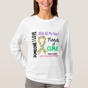 Autism Needs A Cure 3 (Pastel) T-Shirt