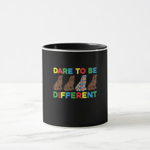 Autism Newfoundland Dog Dad And Dog Mum Mug