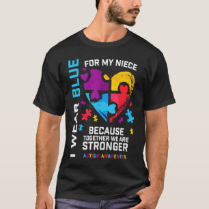 Autism Niece Aunt Uncle Men Women Autism Awarenes T-Shirt