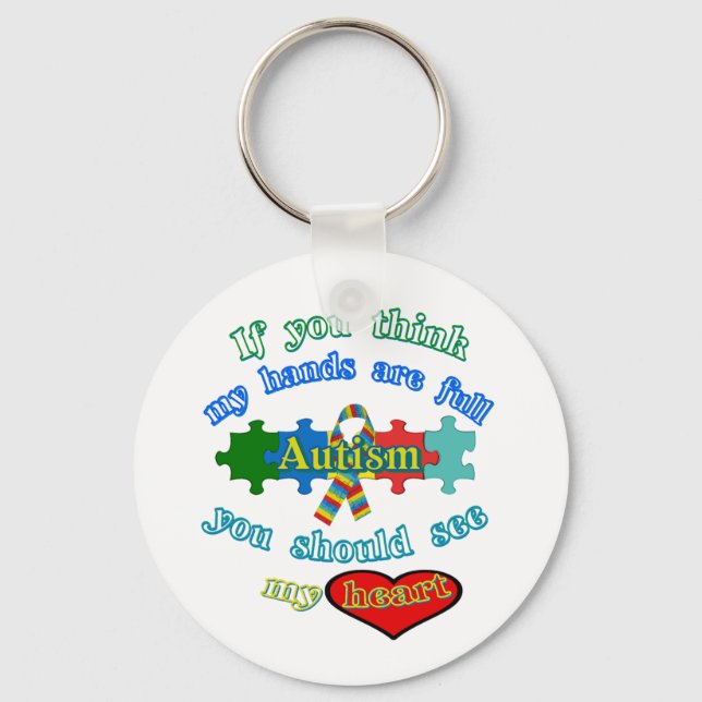 Autism Parent Key Ring (Front)