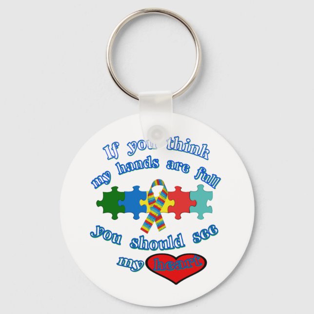 Autism Parent Key Ring (Front)