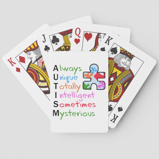 Autism Playing Cards (Back)