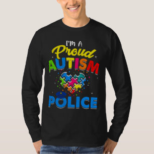 Autism Police Autism Awareness Accept Support Love T-Shirt