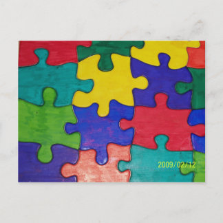 AUTISM POSTCARD