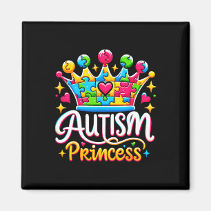 Autism Princess Autism Awareness Queen Girl 1  Magnet