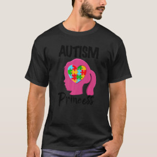 Autism Princess Girl Kids Autism Awareness T-Shirt