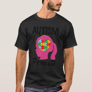 Autism Princess Girl Kids Autism Awareness T-Shirt