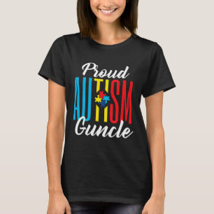 Autism-Proud Autism Guncle Awareness Support T-Shirt