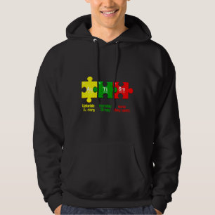 Autism Puzzle Chemistry Time Table Elements Autism Hoodie