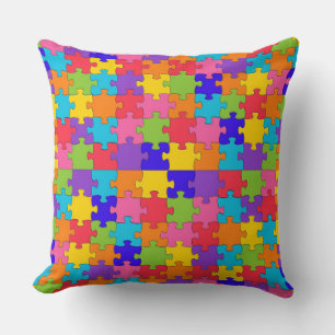 autism puzzle cushion