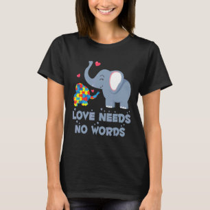 Autism-Puzzle Elephant Autism Awareness Day  Gift T-Shirt