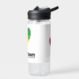 Autism puzzle Heart Water Bottle