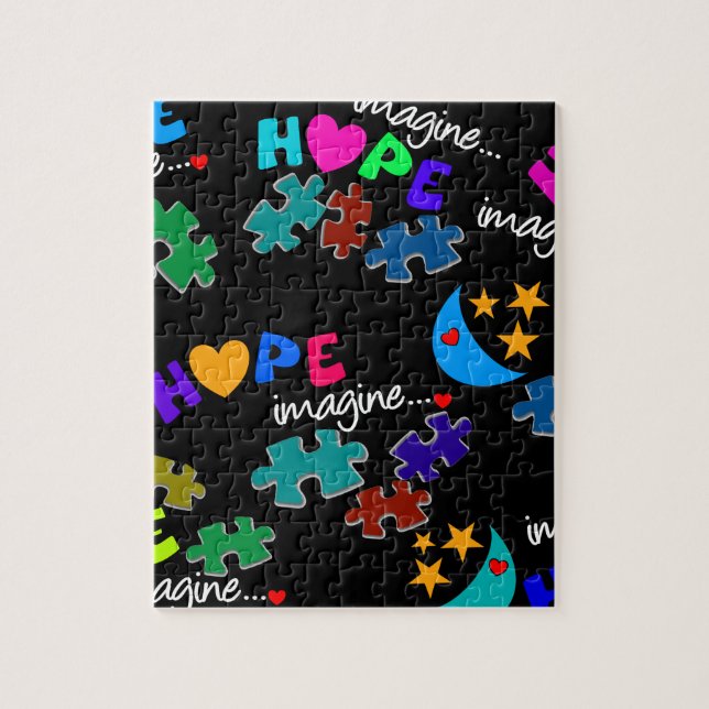 Autism Puzzle Imagine (Vertical)