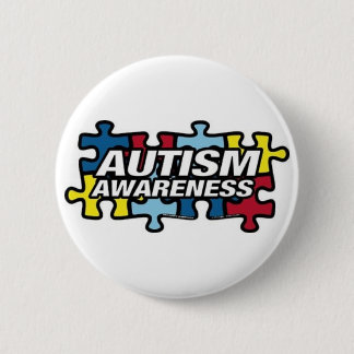 autism-puzzle-magnet 6 cm round badge