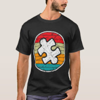 Autism puzzle piece - neurodiversity tee