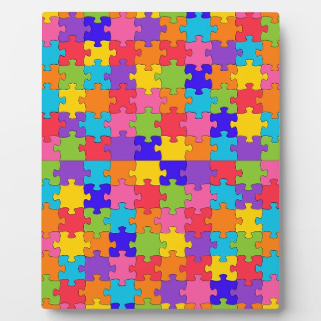 autism puzzle plaque (Front)