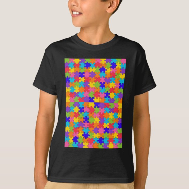 autism puzzle T-Shirt (Front)