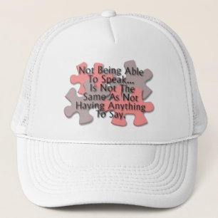 Autism Puzzle Trucker Hat