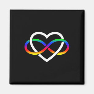 Autism Rainbow Infinity Symbol Autism Infinity Hea Magnet