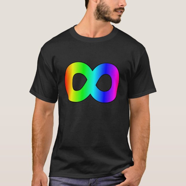 autism rainbow infinity T-Shirt (Front)