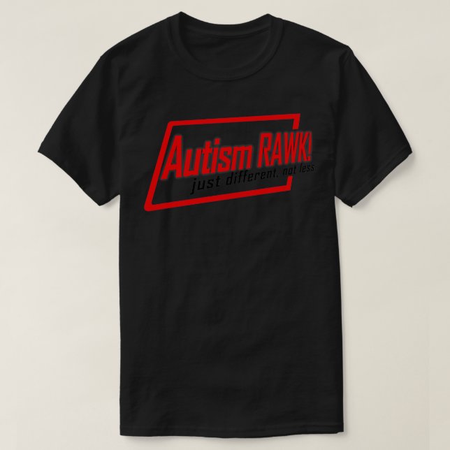 Autism Rawk T-Shirt (Design Front)