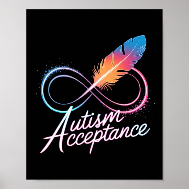Autism Red Instead  Poster (Front)