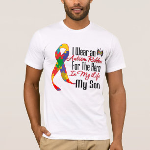 Autism Ribbon Hero in My Life My Son T-Shirt