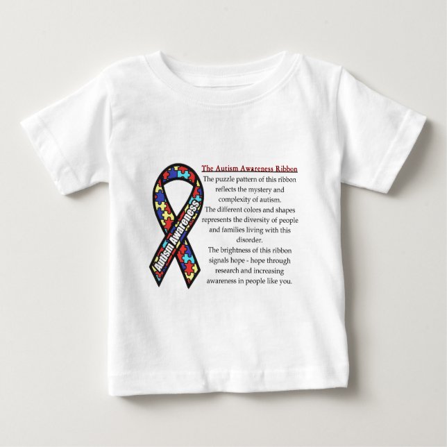 Autism Ribbon meaning Baby T-Shirt (Front)