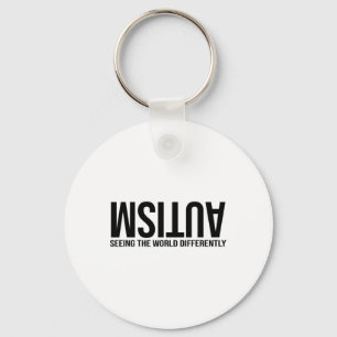 Autism Seeing The World Differently Autism Awarene Key Ring