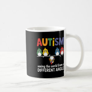 Autism Seeing The World From A Different Angle Cut Coffee Mug