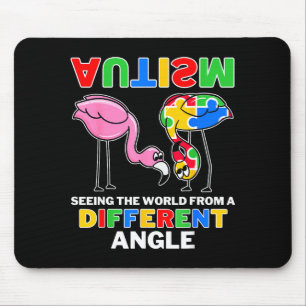 Autism Seeing The World From A Different Angle Fla Mouse Pad