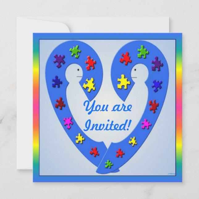 Autism Seminars Invitation Card (Front)